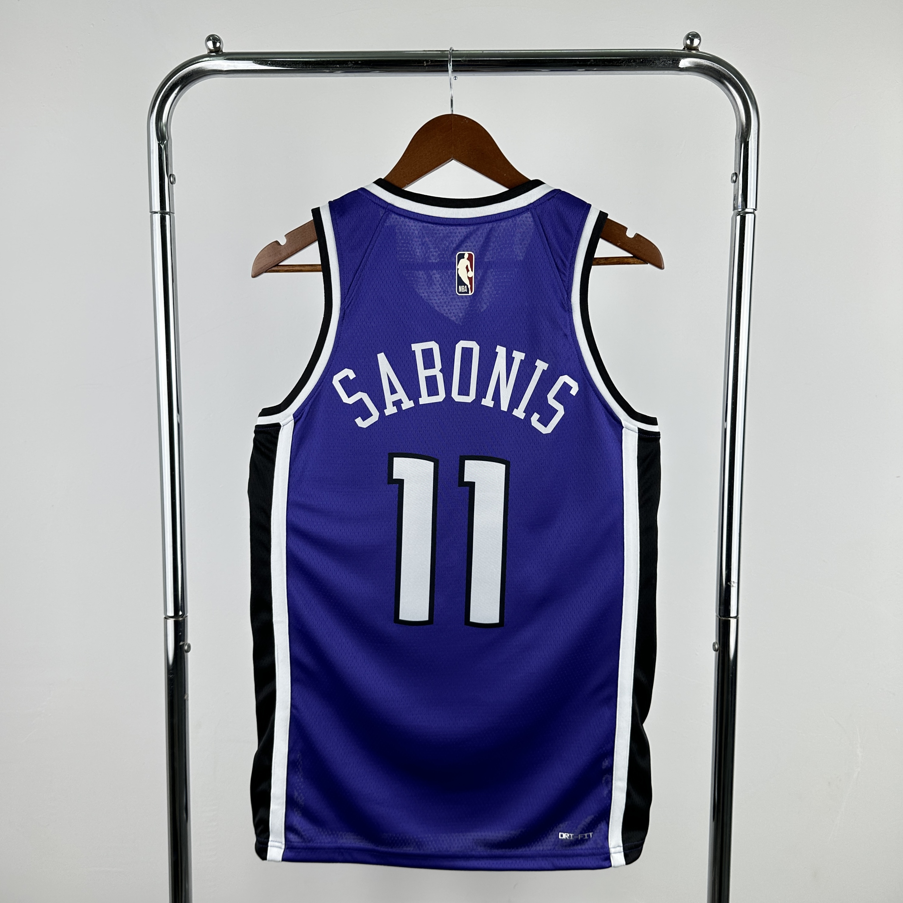 Men Sacramento Kings #11 Sabonis Purple Season Throwback Nike 2025 NBA Jersey